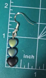 Czech Glass Heart - Earrings