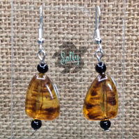 Golden Teardrop - Earrings