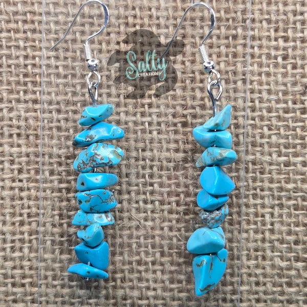 Turquoise Gemstone - Earrings