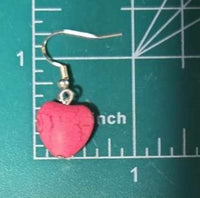 Heart - Magnesite Earrings