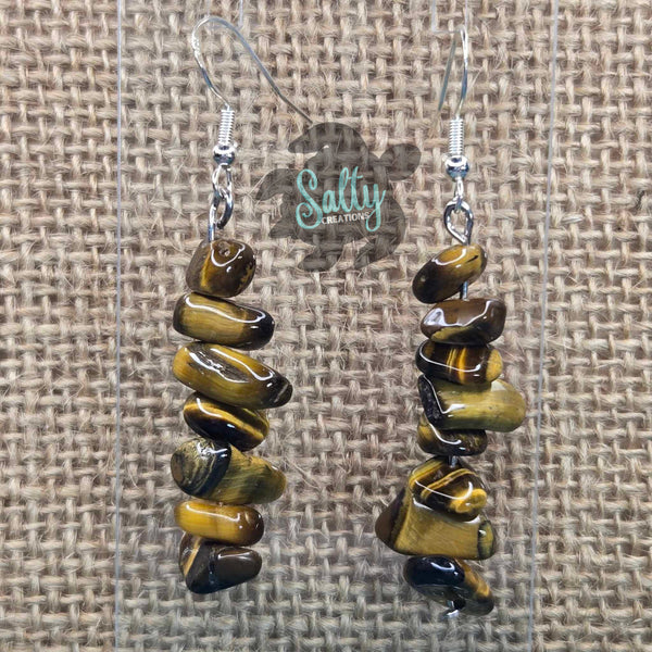 Tigers Eye - Earrings