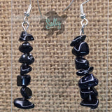 Black Stones - Earrings