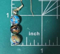 Lapis Lazuli Emperor Pine Stone - Earrings