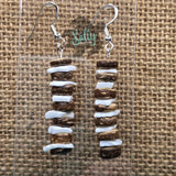 Coconut & Puka Shell - Earrings