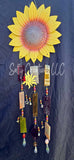 Sunflower Red and Golden - Wind Chime