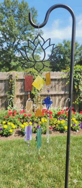 Colorful Lotus - Wind Chime