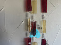 Lotus Red and Yellow Glass - Wind Chime (Copy)