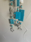 Light Blue Lotus - Wind Chime