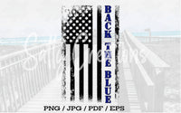 Back The Blue Flag - Digital Download