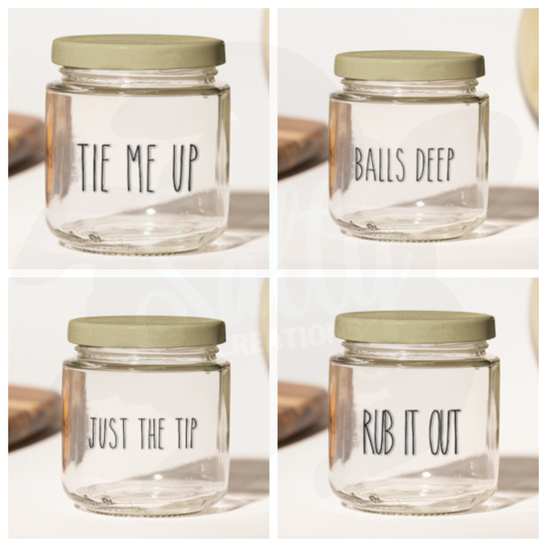 Bathroom Jar Labels - Decal