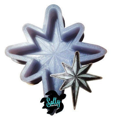 Christmas Star Vent Clips - Silicone Mold