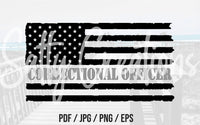 Correctional Officer Flag - Digital Download