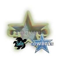 Cowboy Star Vent Clips - Silicone Mold