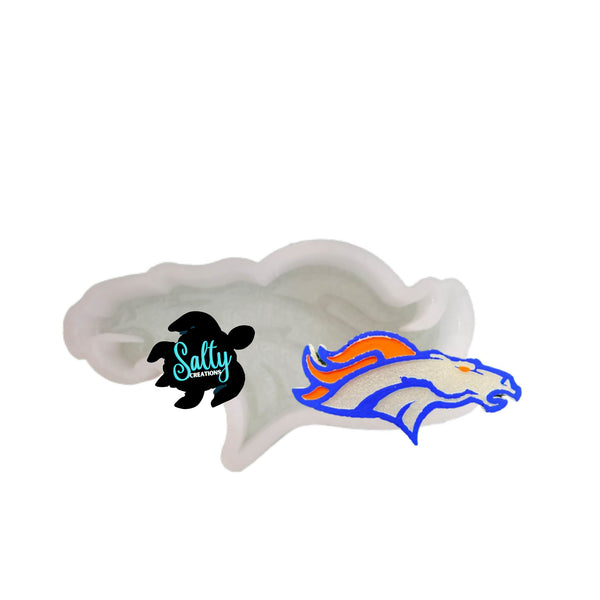 Broncos Vent Clips - Silicone Mold