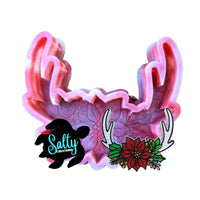 Floral Antlers - Silicone Mold