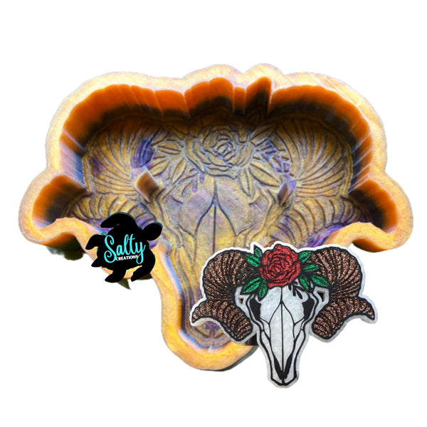 Floral Ram - Silicone Mold