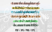 I Am The Daughter Of A King - Digital Download