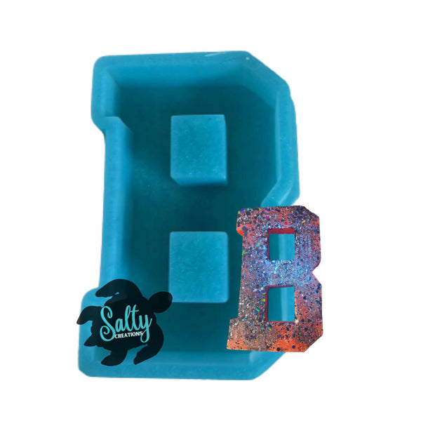 Letter B Vent Clips - Silicone Mold