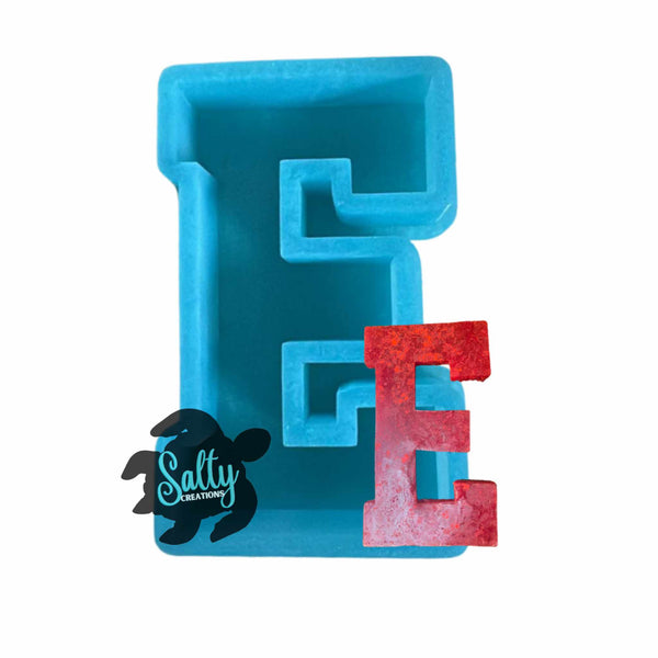 Letter E - Silicone Mold