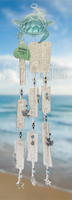 Light Blue Sea Turtle with Clear Glass - Wind Chime