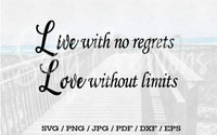 Live With No Regrets - Digital Download