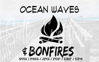 Ocean Waves & Bonfires - Digital Download