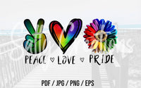 Peace Love Pride - Digital Download