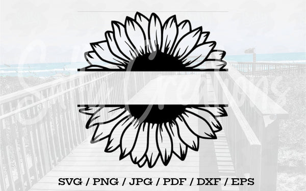 Sunflower Monogram - Digital Download