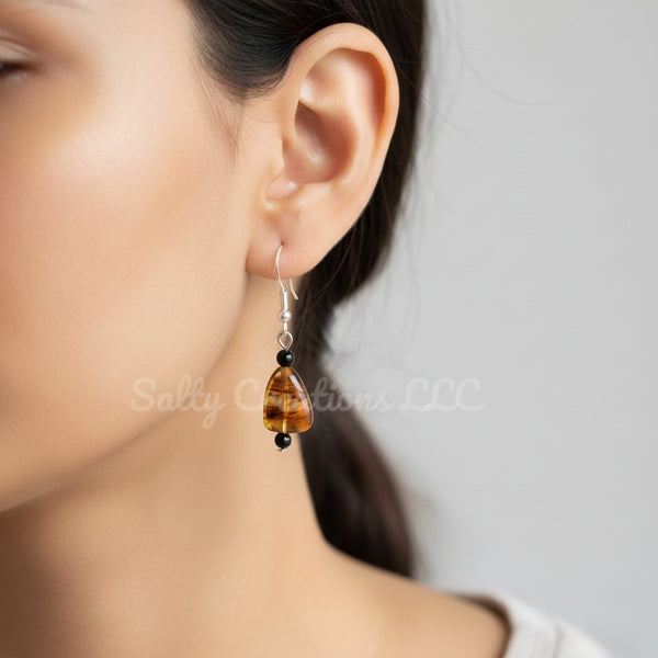 Golden Teardrop - Earrings