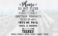 Please Do Not Flush - Digital Download