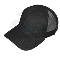 Black Trucker Hat - Cap with Patch