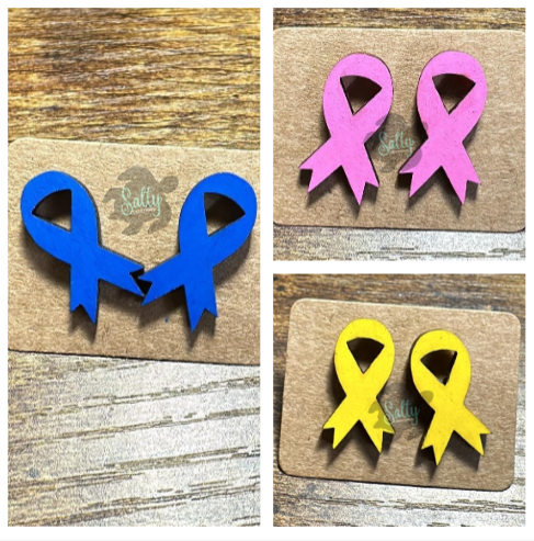 Ribbon Awareness - Earrings