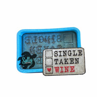 Single Taken Wine - Silicone Mold