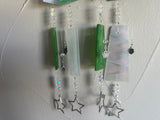 Handcrafted Stained Glass Butterfly Wind Chime & Suncatcher