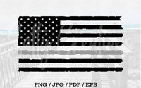 Thin Grey Line Flag - Digital Download