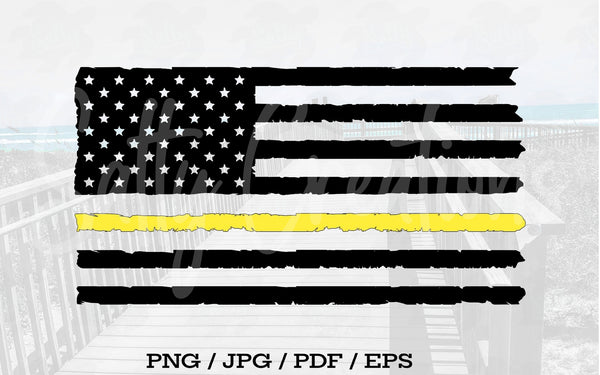 Thin Yellow Line Flag - Digital Download