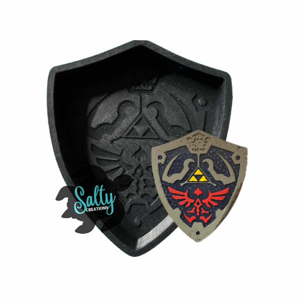 Cartoon Warrior Shield - Silicone Mold