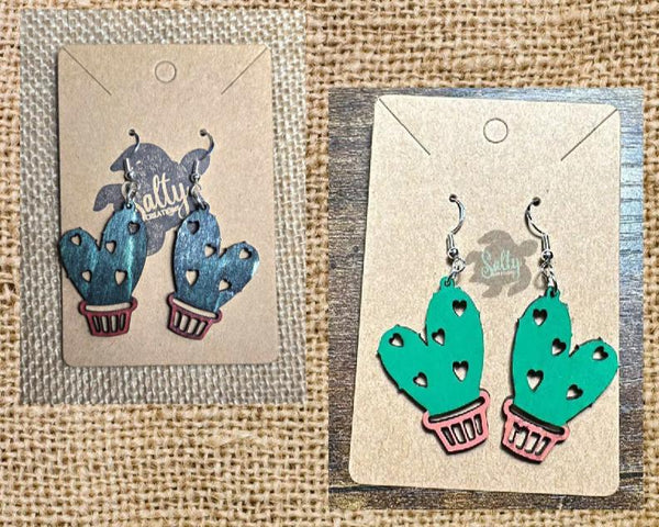 Cactus Plant - Earrings