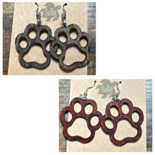 Paw Print - Earrings