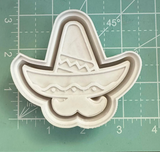 Sombrero Mustache Vent Clips - Silicone Mold