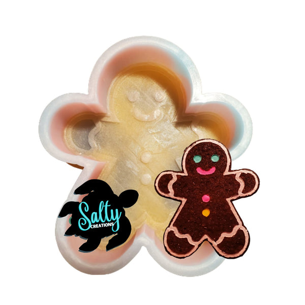 Gingerbread Man Vent Clips - Silicone Mold