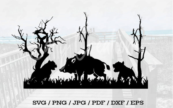 Hog Hunting with Pitbulls - Digital Download