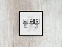 Mother Periodic Table - Decal