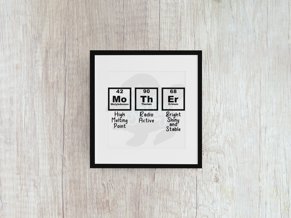 Mother Periodic Table - Decal