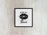 Kiss My Sass - Decal