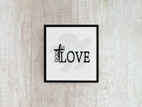 God Is Love - Decal