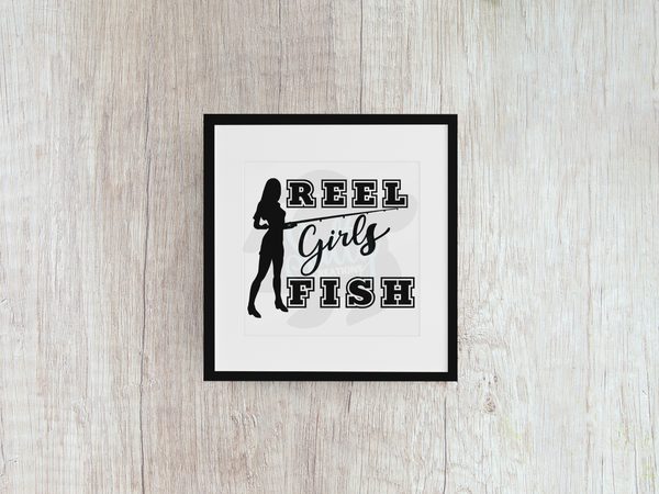 Reel Girls Fish - Decal