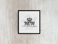 Mom A Title Above Queen - Decal