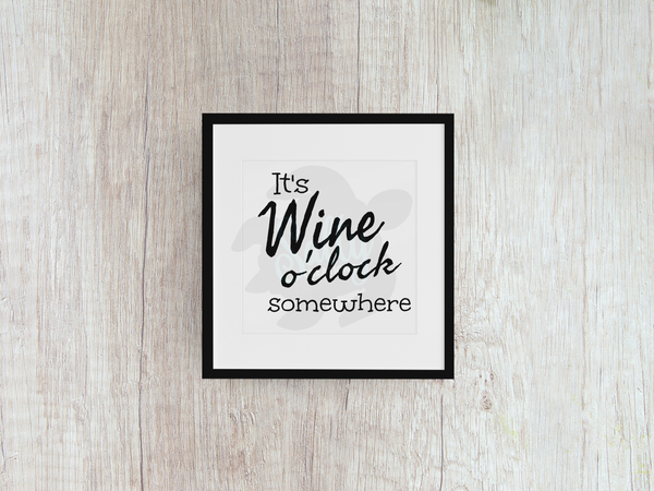 It's Wine O'clock Somewhere - Decal