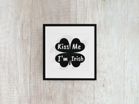 Kiss Me I'm Irish - Decal